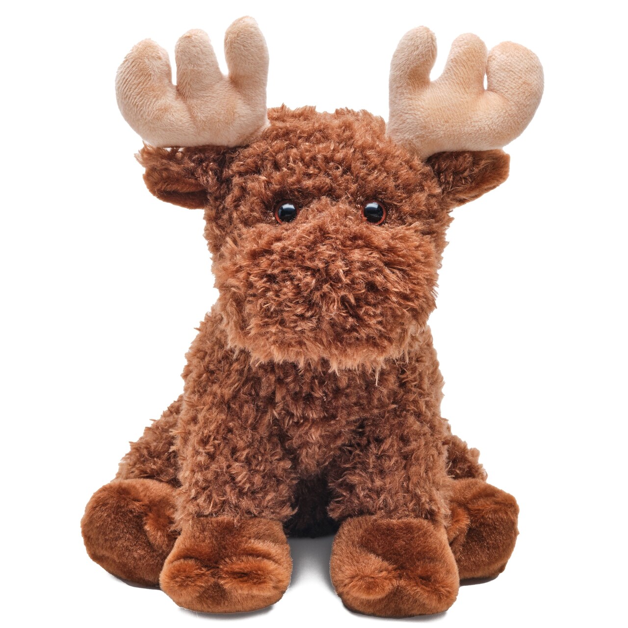 Bearington Morton The Moose Stuffed Animal - 10.5" Baby Moose Plush Toy with Soft and Fluffy Fur - Adorable Elk Stuffy Toy and Huggable Gift for Kids, Toddlers, and Woodland Animal Lovers